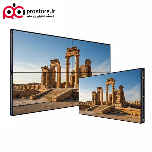 نمایشگر صنعتی ویدئووال 55 اینچ ال جی بزل 1.8 مدل pr55vL185