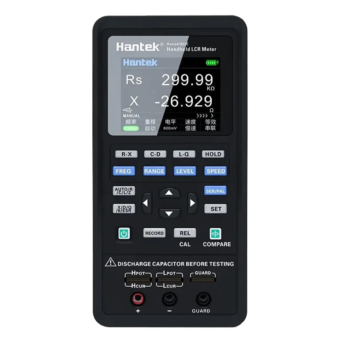 LCR متر هانتک مدل Hantek 1832C – فرکانس 40 کیلوهرتز — تصویر ۲