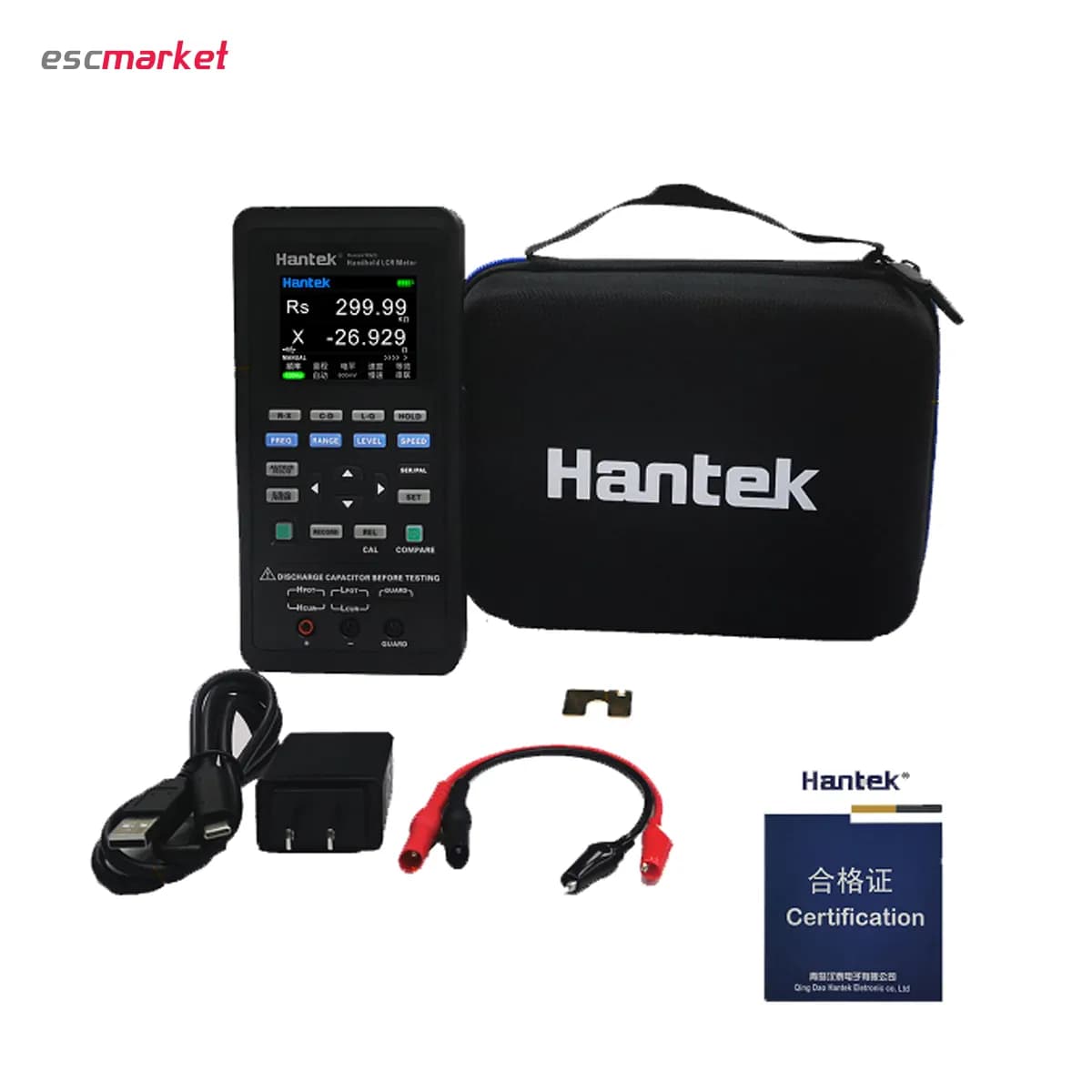 LCR متر هانتک مدل Hantek 1832C – فرکانس 40 کیلوهرتز — تصویر ۴