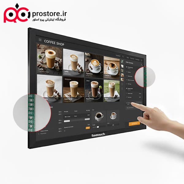 فریم لمسی ساز مادون قرمز یا Infrared(IR) سایز 18.5 اینچ سی تاچ مدل pr18f5011 — تصویر ۲