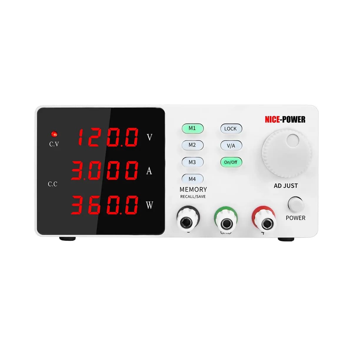 منبع تغذیه 30 ولت 10 آمپر سویچینگ NICE POWER مدل SPPS-S3010 — تصویر ۲