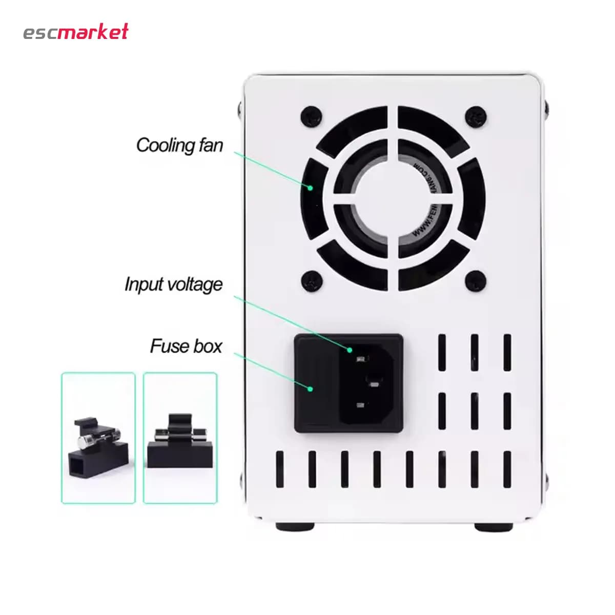 منبع تغذیه 30 ولت 10 آمپر سویچینگ NICE POWER مدل R-SPS3010 — تصویر ۵