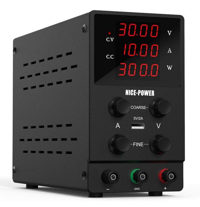منبع تغذیه 30 ولت 10 آمپر سویچینگ NICE POWER مدل SPS3010