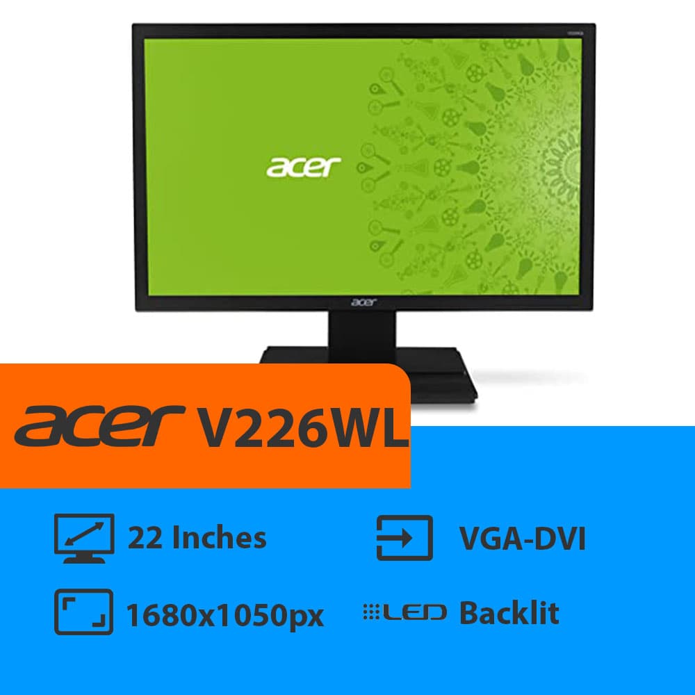 مانیتور استوک 22 اینچ ACER مدلV226wl
