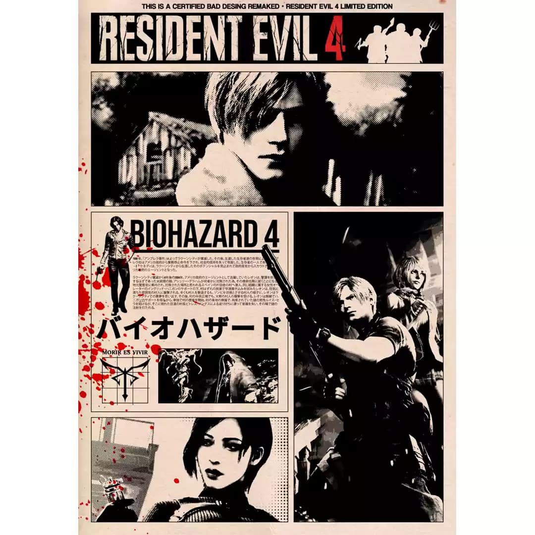 پوستر بازی Resident Evil 4