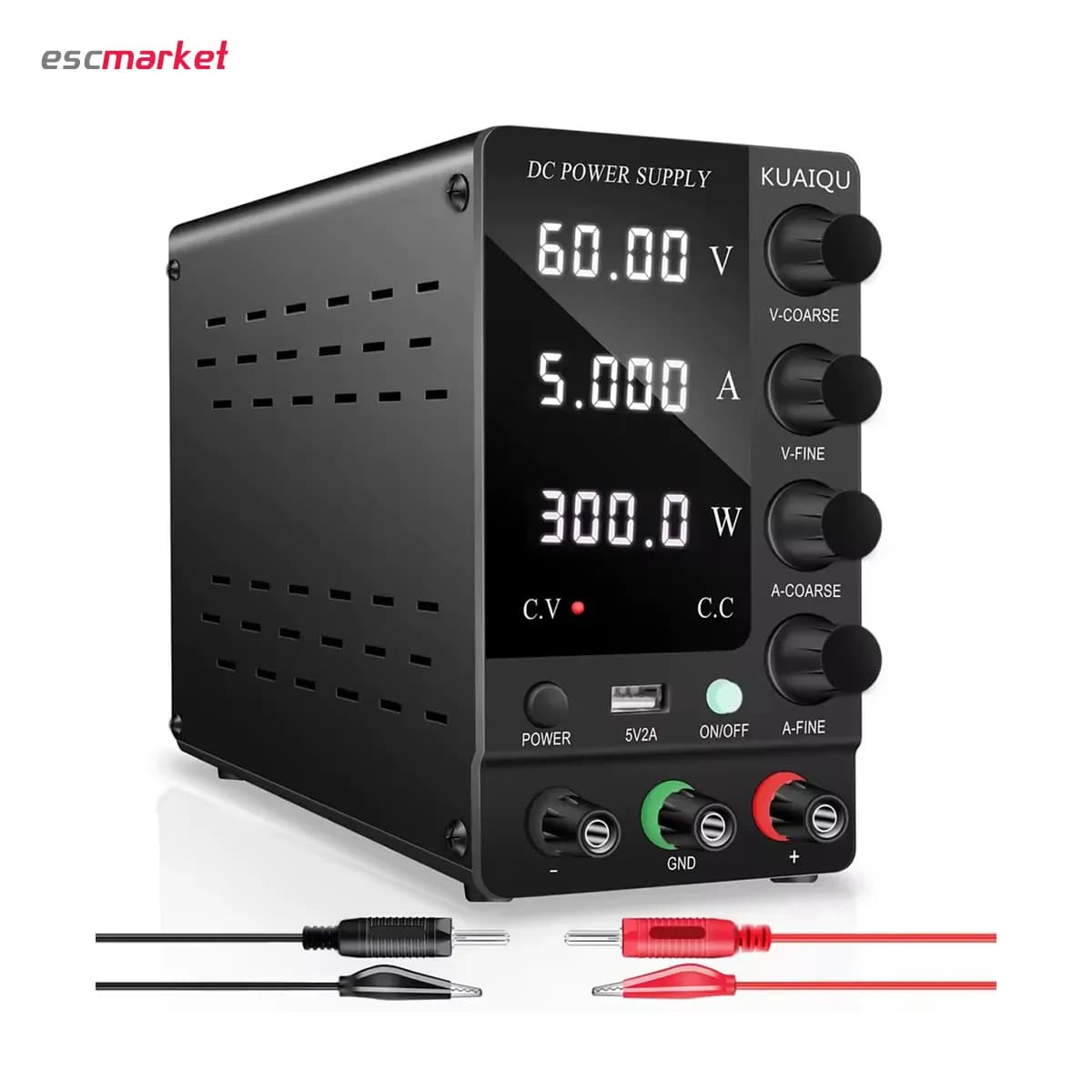 منبع تغذیه 60 ولت 5 آمپر سویچینگ KUAIQU مدل SPS-C605 — تصویر ۶