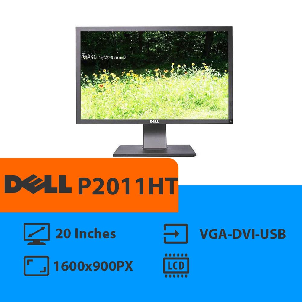 مانیتور استوک 20 اینچ Dell مدلP2011ht — تصویر ۲