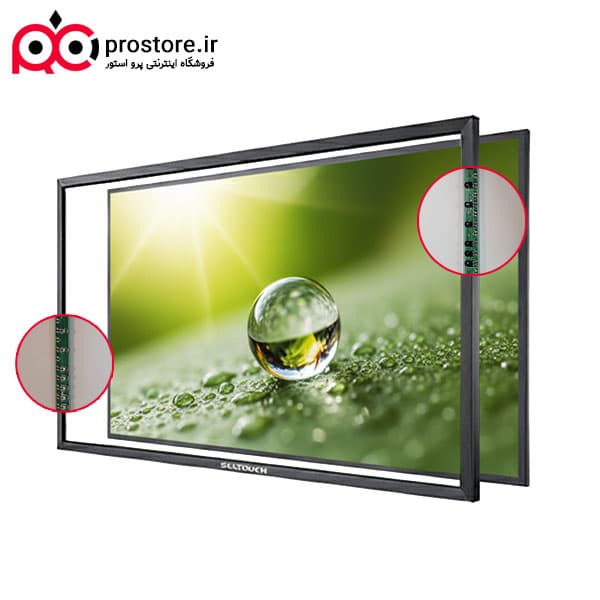 فریم لمسی ساز مادون قرمز یا Infrared(IR) سایز 50 اینچ سی تاچ مدل ps50c313 — تصویر ۲