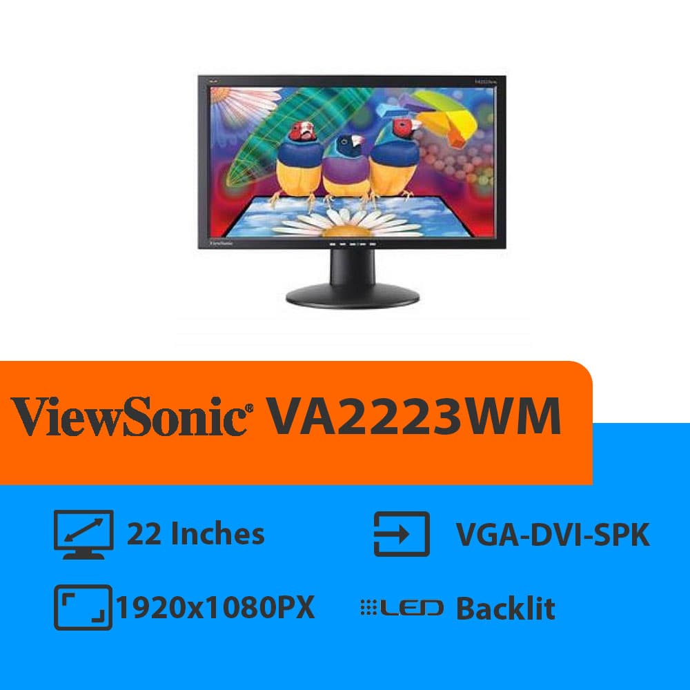 مانیتور استوک 22 اینچ ViewSonic مدلVA2223WM — تصویر ۲