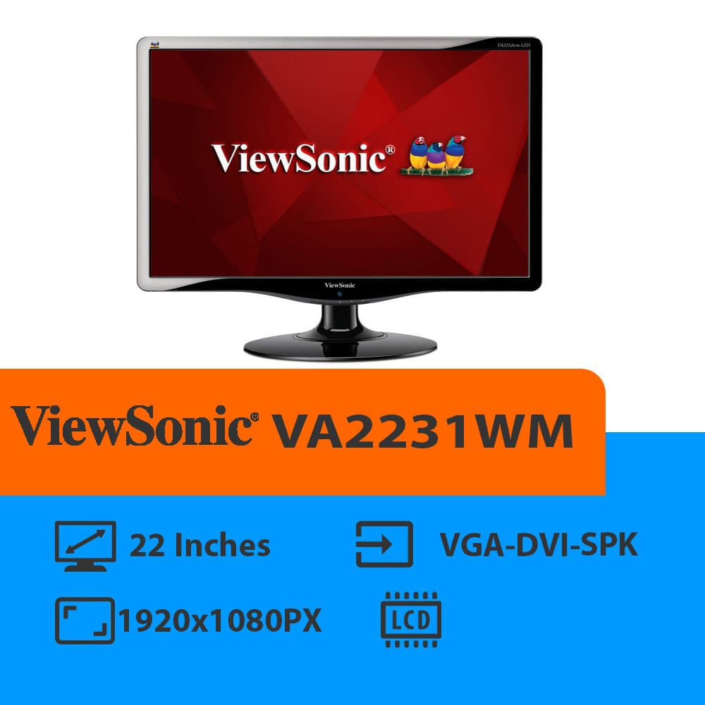 مانیتور استوک 22 اینچ ViewSonic مدلVA2231WM