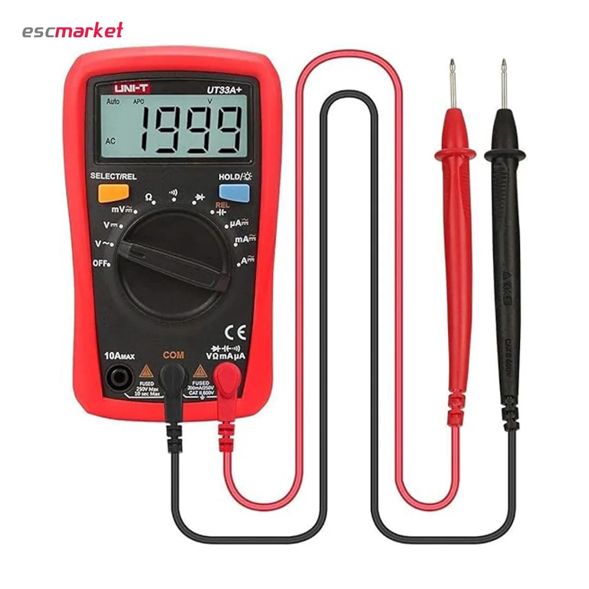 مولتی متر دیجیتال یونی تی مدل +UNI-T UT33A — تصویر ۴