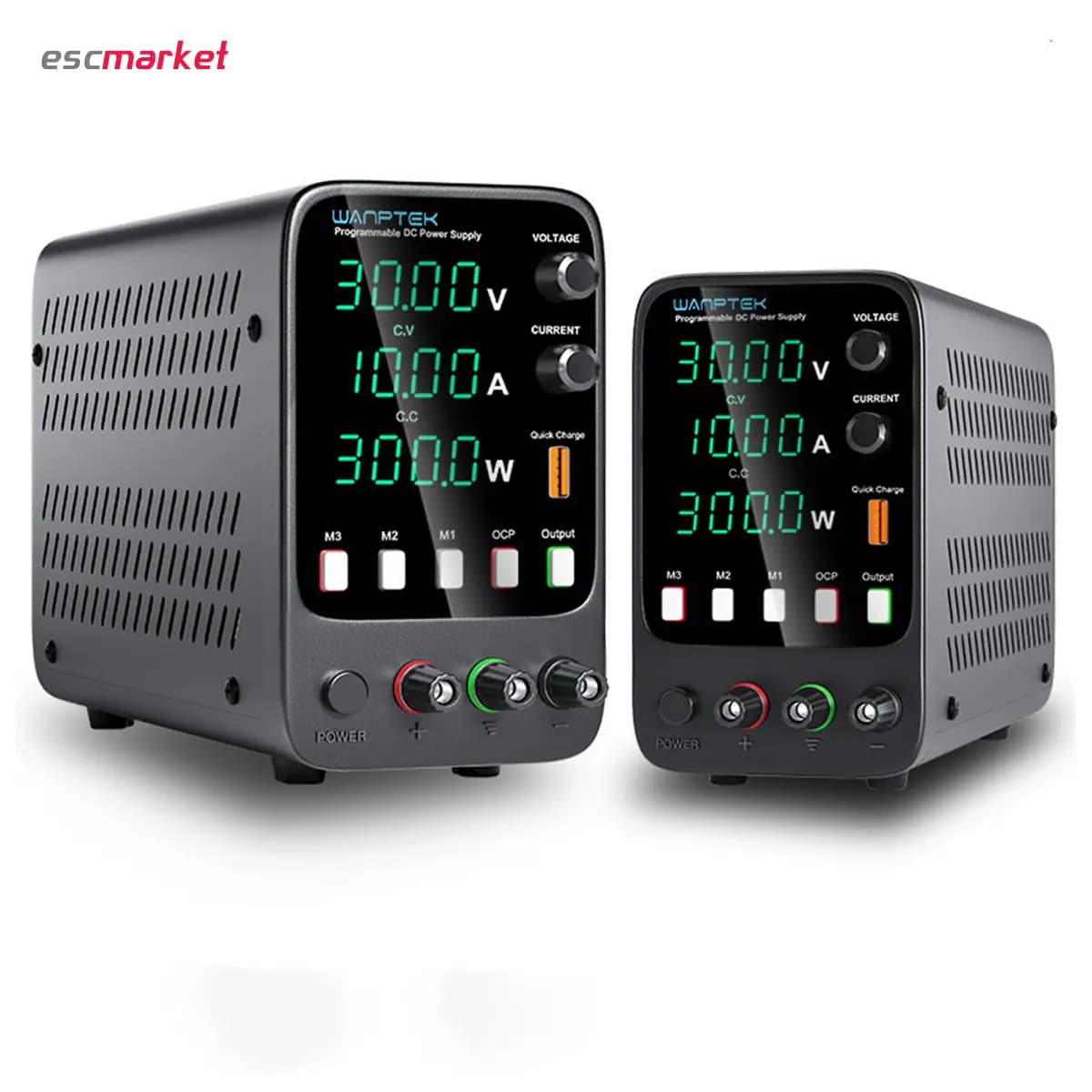 منبع تغذیه 30 ولت 10 آمپر سوئیچینگ WANPTEK مدل APS3010H — تصویر ۳