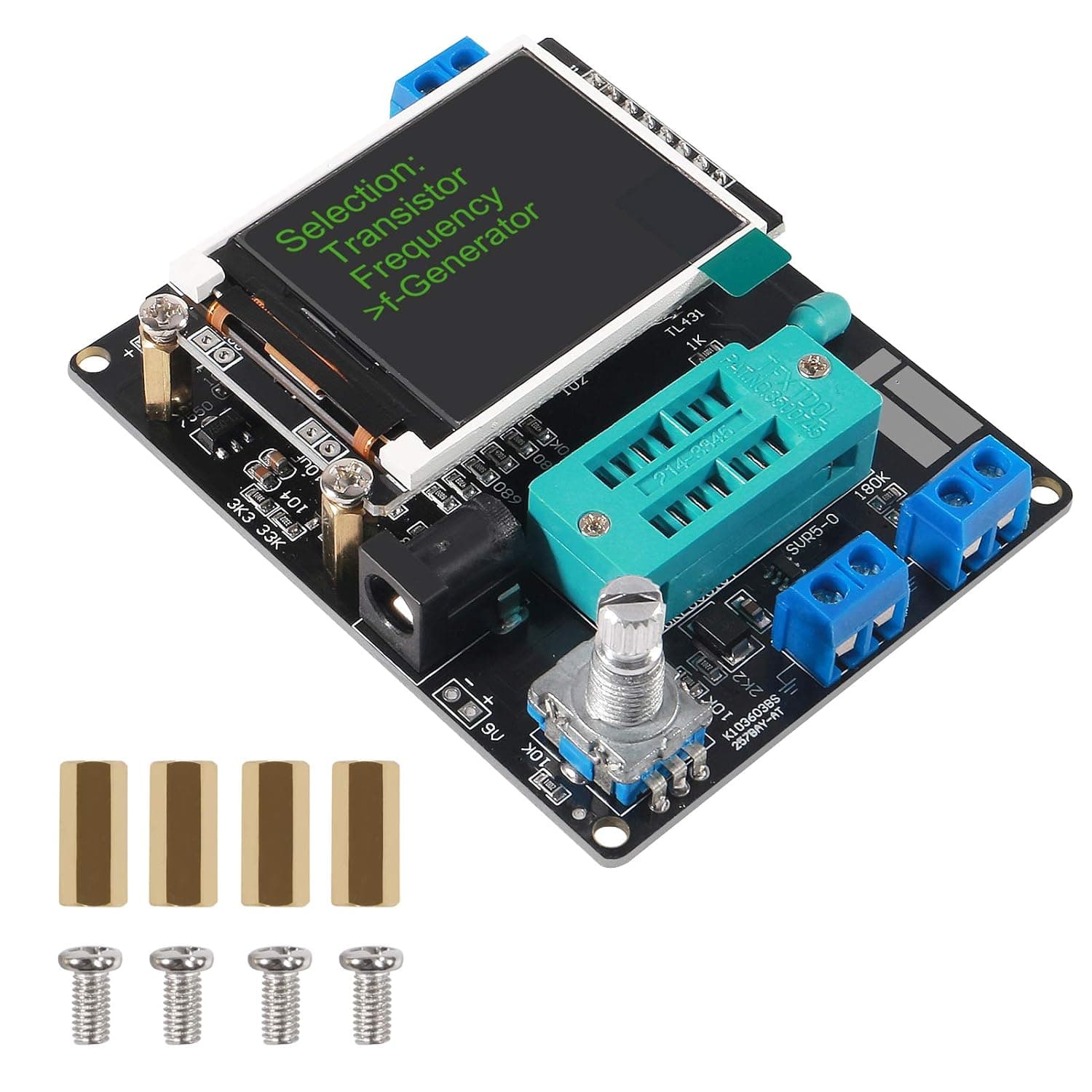 تستر قطعات الکترونیکی GM328A-HW849A با قاب شفاف