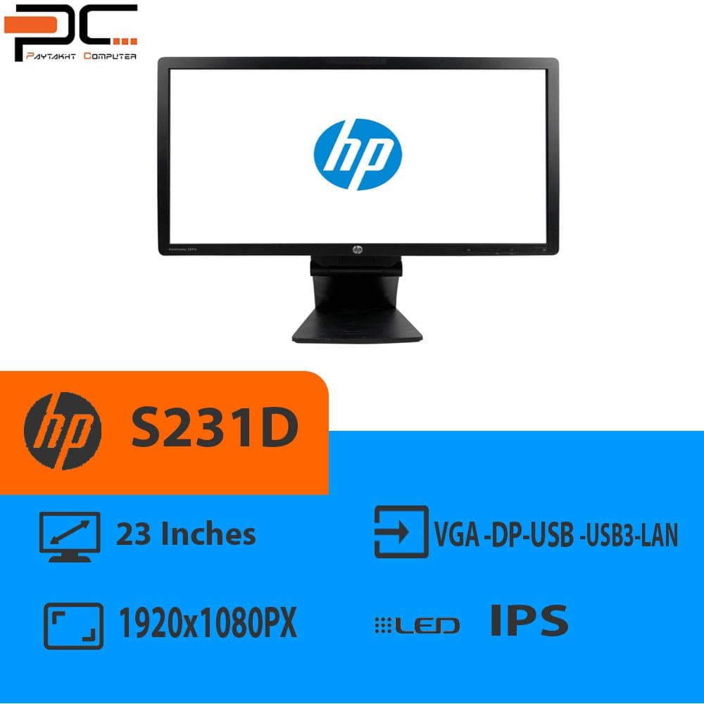 مانیتور استوک 23 اینچ hp مدل S231D — تصویر ۲