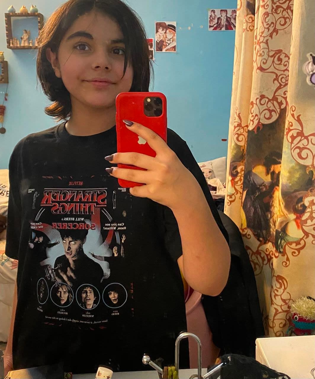تیشرت نخ پنبه طرح پوستر اختصاصی Stranger Things طرح Will Byers — تصویر ۳
