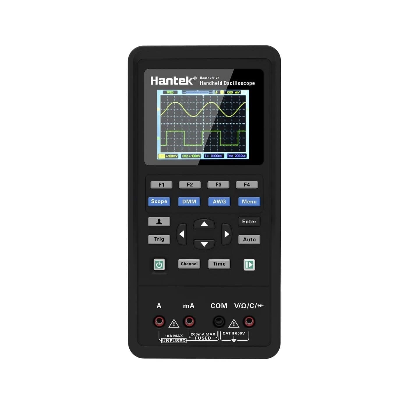 اسیلوسکوپ دستی مولتیمتر دار 2 کانال 70 مگاهرتز HANTEK DSO2C72