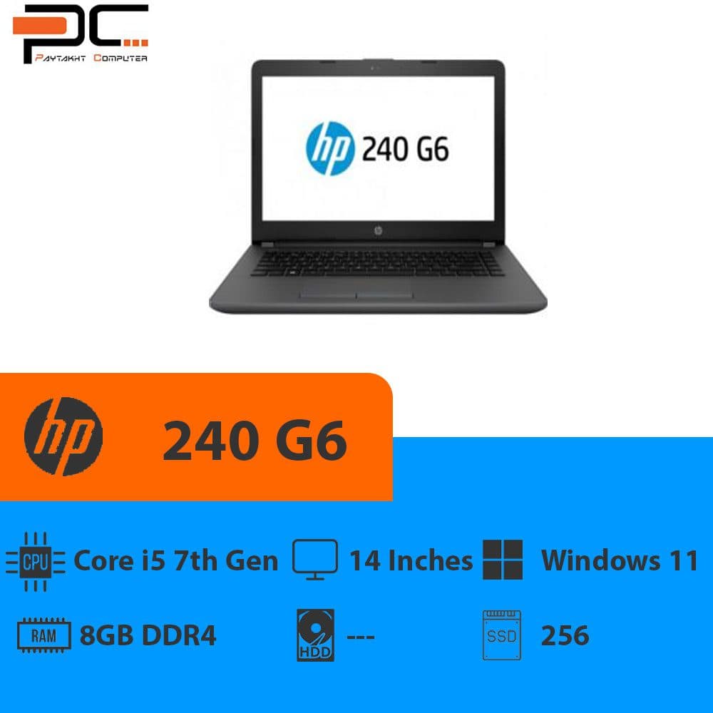 لپ تاپ استوک اچ پی14اینچی مدل HP 240 G6 — تصویر ۲