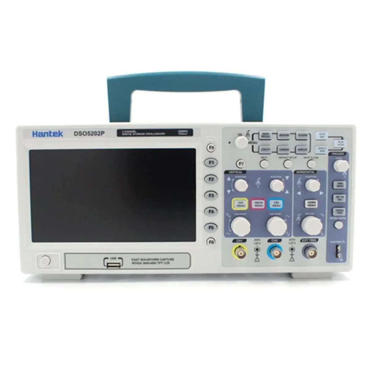 اسیلوسکوپ رومیزی هانتک مدل DSO5202P – دو کانال 200 مگاهرتز