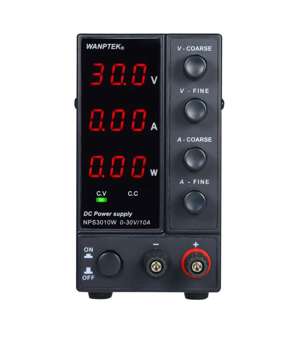 منبع تغذیه 30 ولت 10 آمپر سوئیچینگ WANPTEK مدل NPS3010W