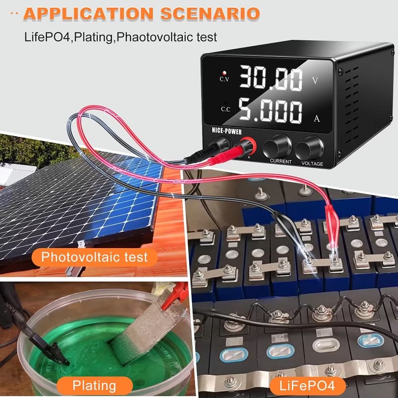 منبع تغذیه 30 ولت 5 آمپر DC – نایس پاور مدل SPS-F305 — تصویر ۶