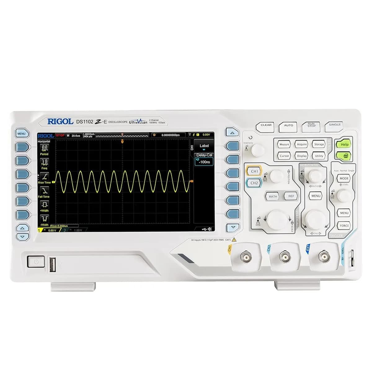 اسیلوسکوپ رومیزی ریگول مدل DS1102Z-E – دو کانال 100 مگاهرتز