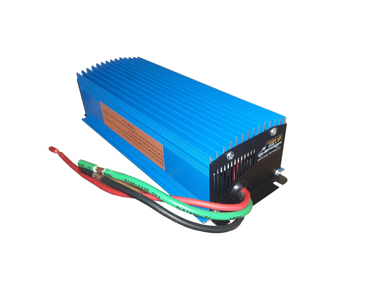 مبدل کاهنده 24 به 12 ولت 80 آمپر DC به DC گرید A ایلکو (12 ماه گارانتی شرکتی)