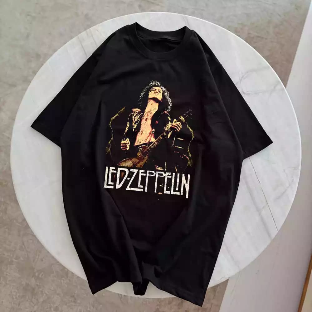تیشرت لید زپلین طرح جیمی پیج Led Zeppelin