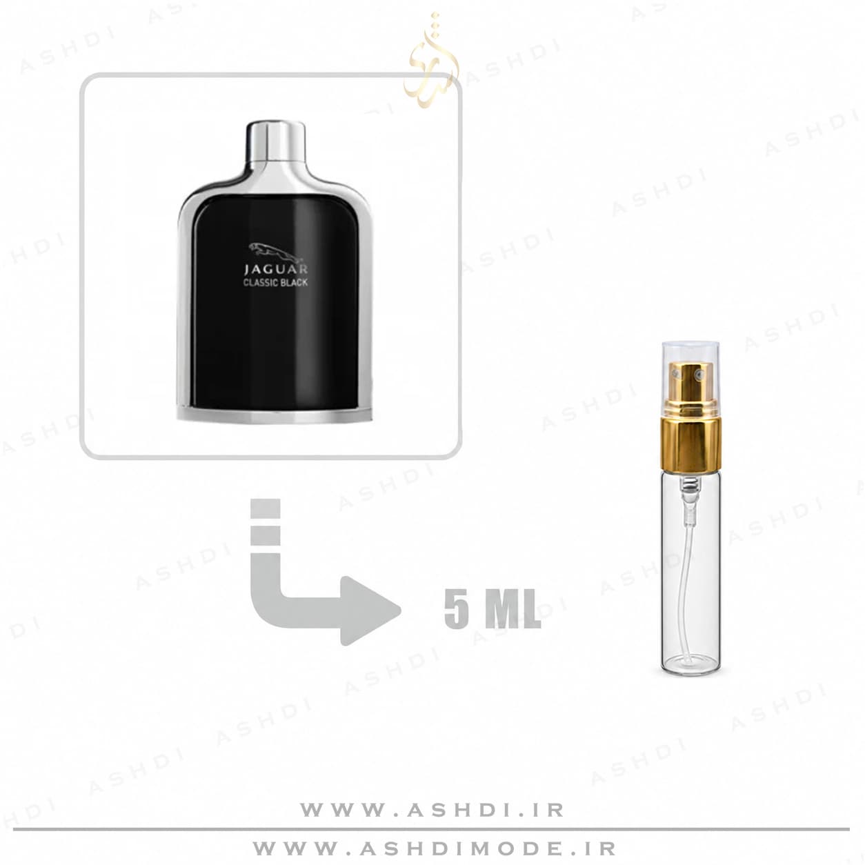 دکانت عطر ادکلن جگوار کلاسیک بلک (جگوار مشکی) 5میل اصلی | Decant Jaguar Classic Black 5ml