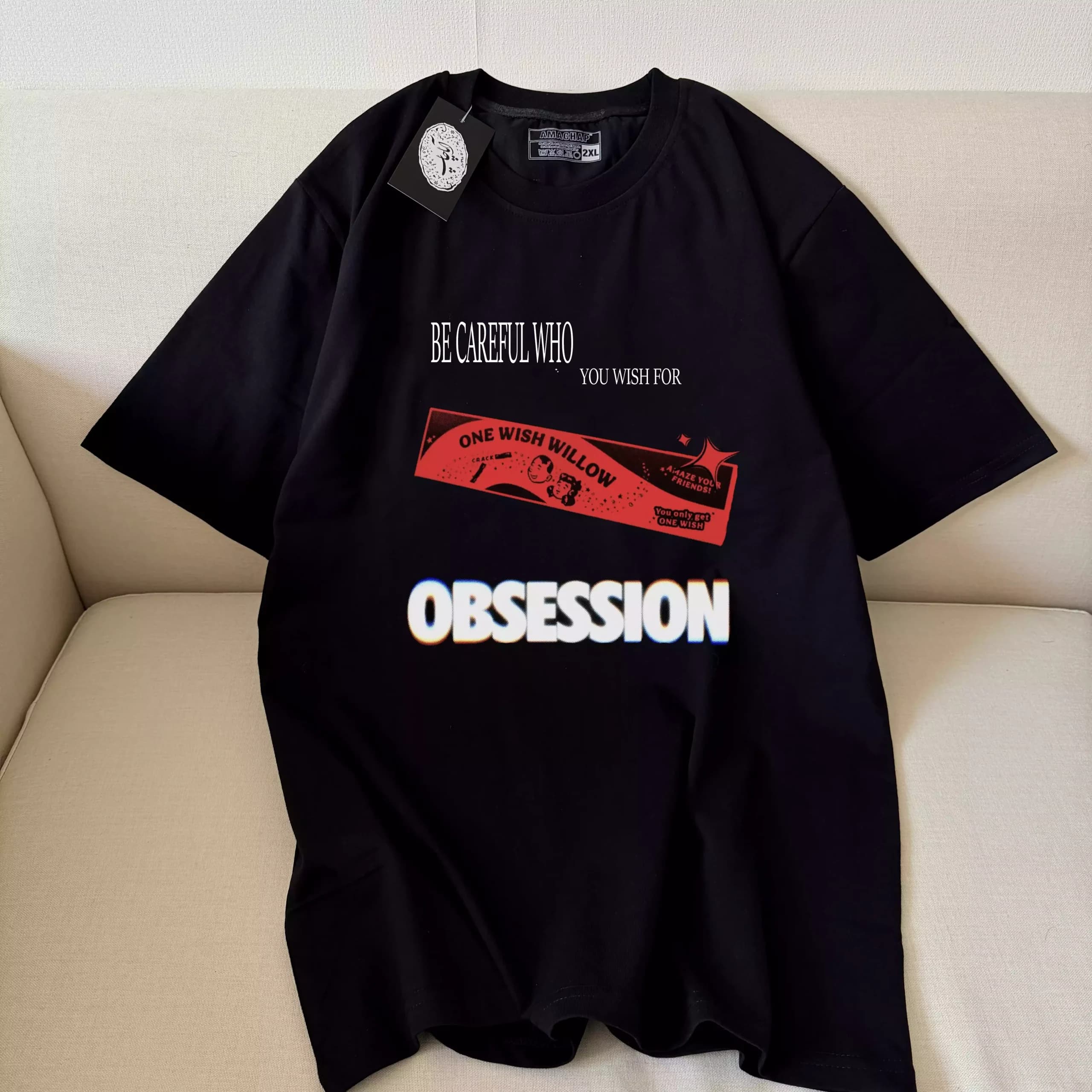 تیشرت نخ پنبه طرح سریال 42329 Obsession