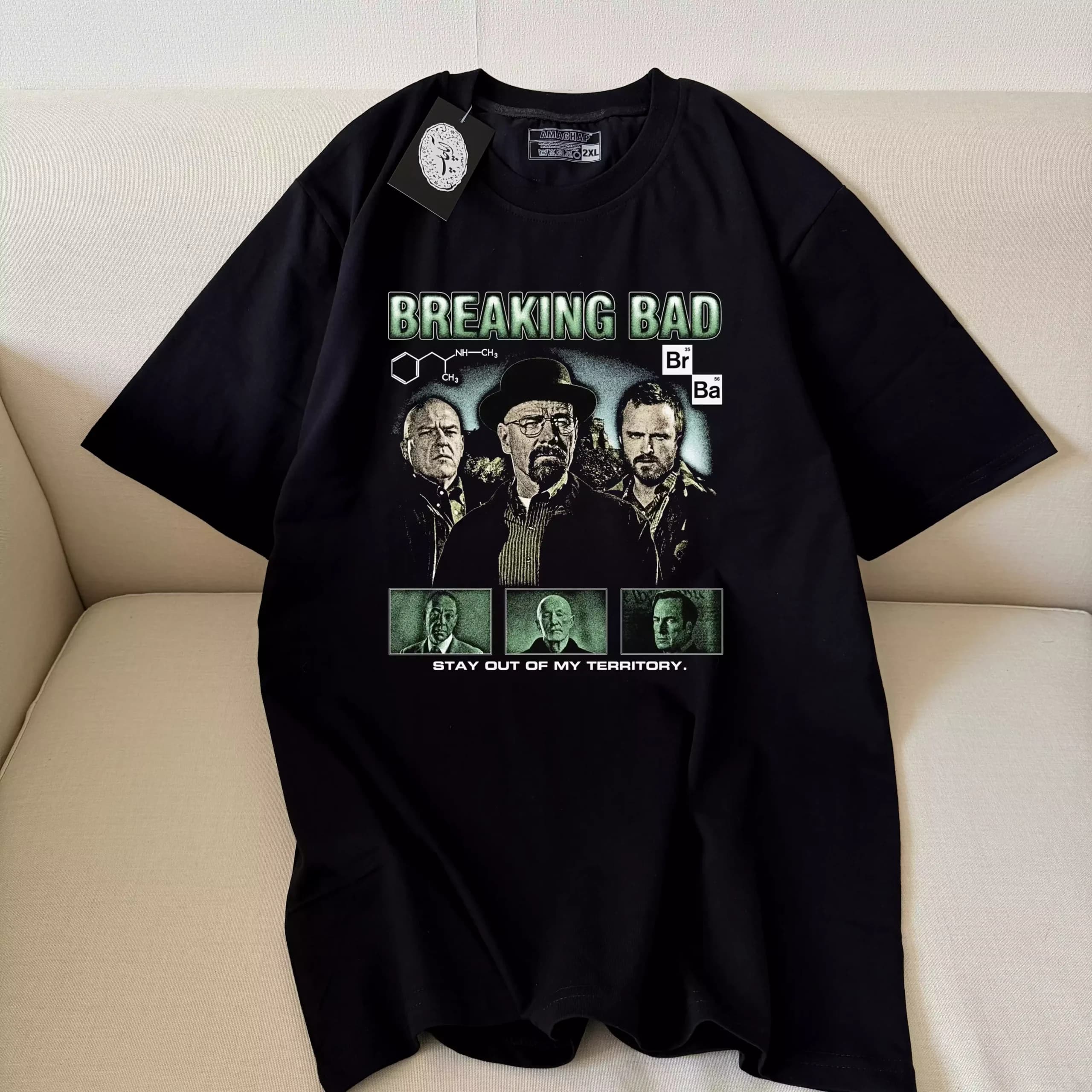 تیشرت طرح هایزنبرگ Breaking Bad stay out of my territory