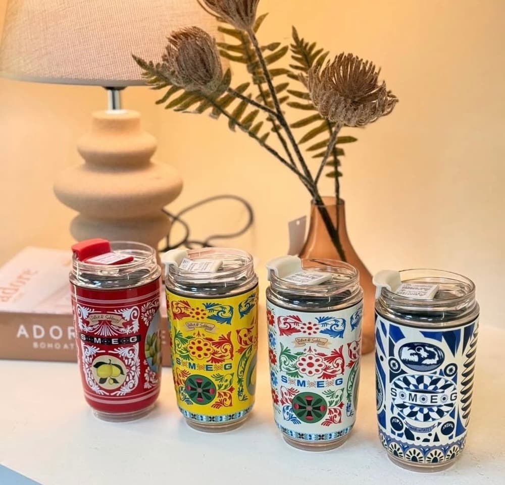 تراول ماگ اسمگ اورجینال طرح دولچه گابانا SMEG Dolce & Gabbana