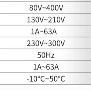 محافظ ولتاژ و جریان دیجیتال A10227-63A / قابل تنظیم، ریل تابلویی