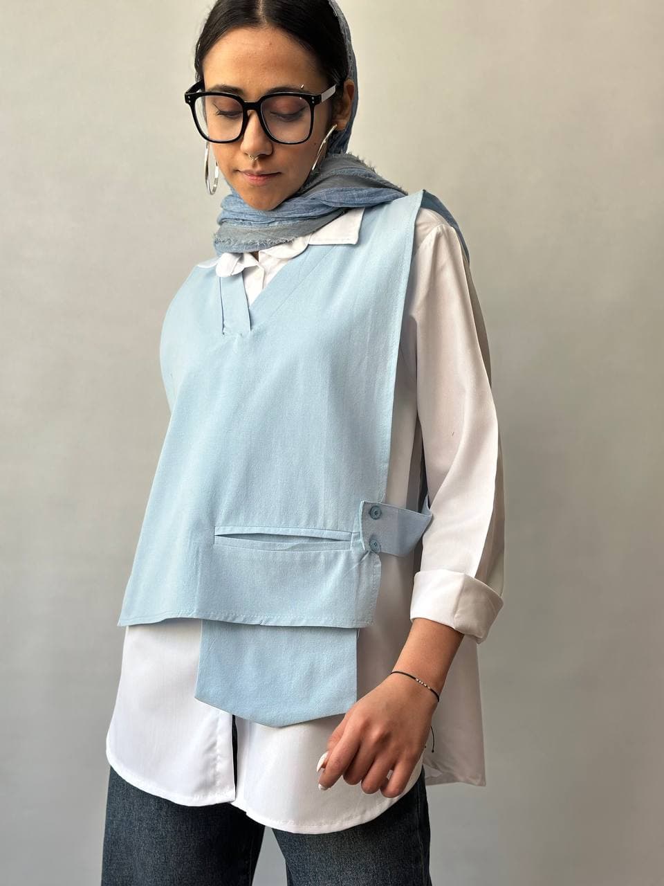 مدل دو تیکه دخترانه تینا کد ۱۴۰۳ — تصویر ۲