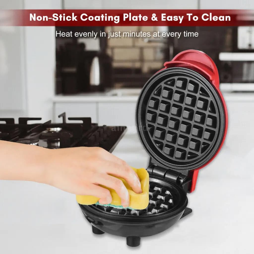مینی وافل ساز 4 اینچی مدل Waffle — تصویر ۴