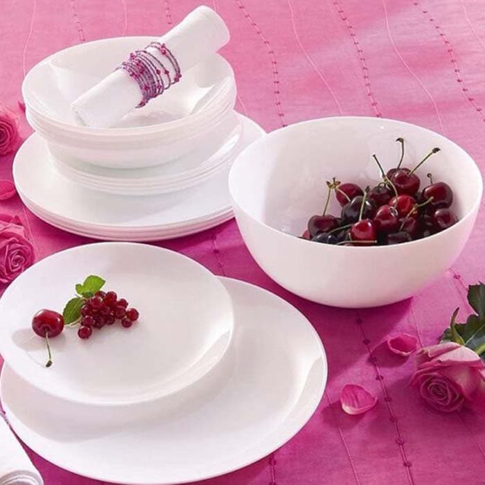 سرویس آرکوپال 6 نفره دیوالی سفید لومینارک — تصویر ۳