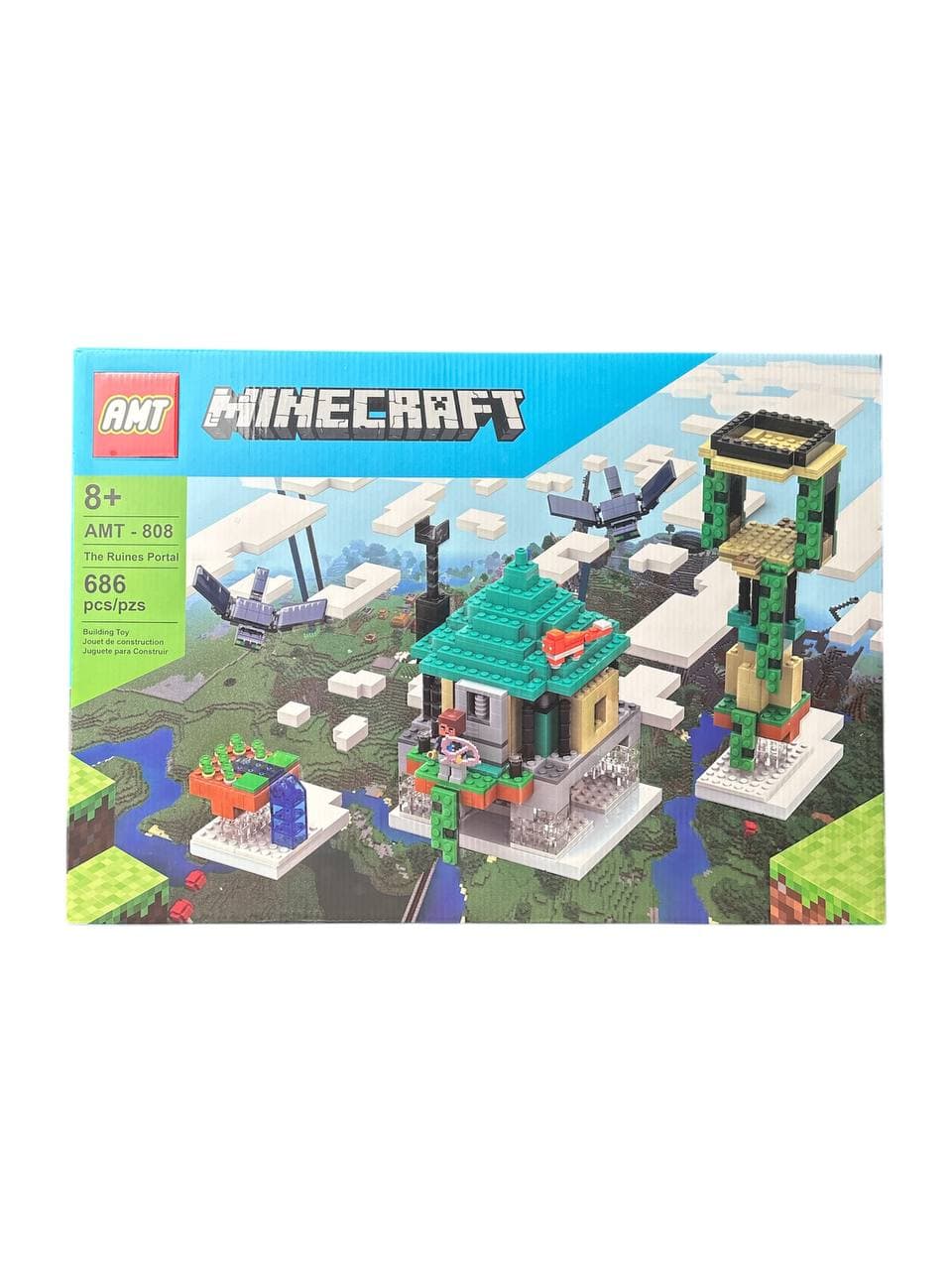 لگو برج های آسمان ماینکرافت مدل minecraft کد amt808