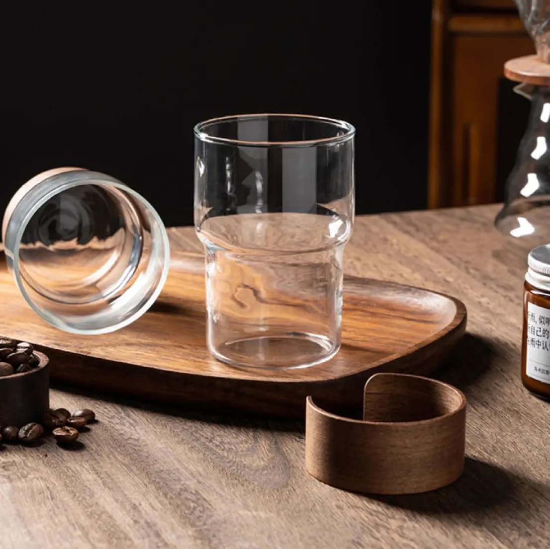 ماگ شیشه ای مدل wood — تصویر ۸