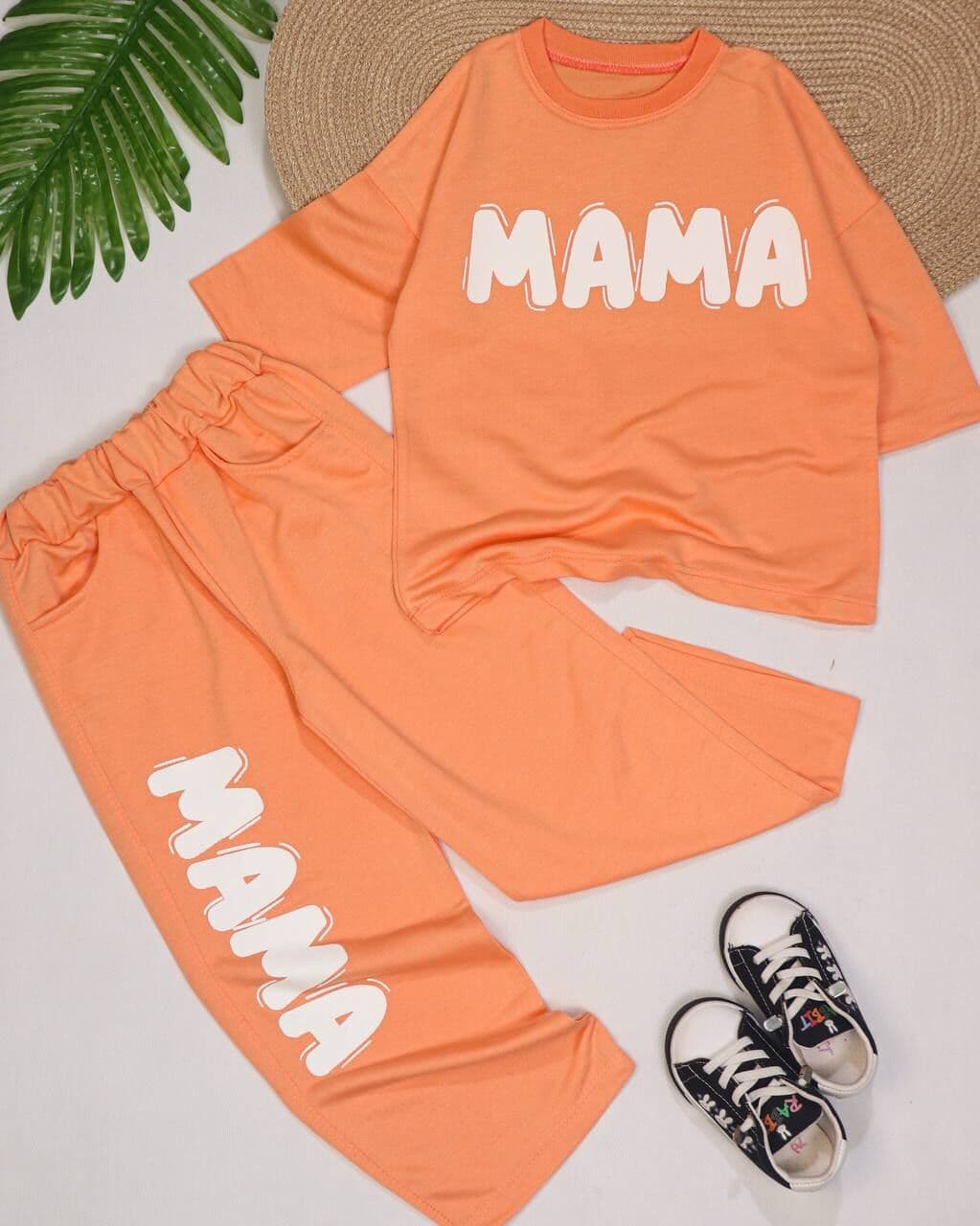 تیشرت با شلوار بگ mama