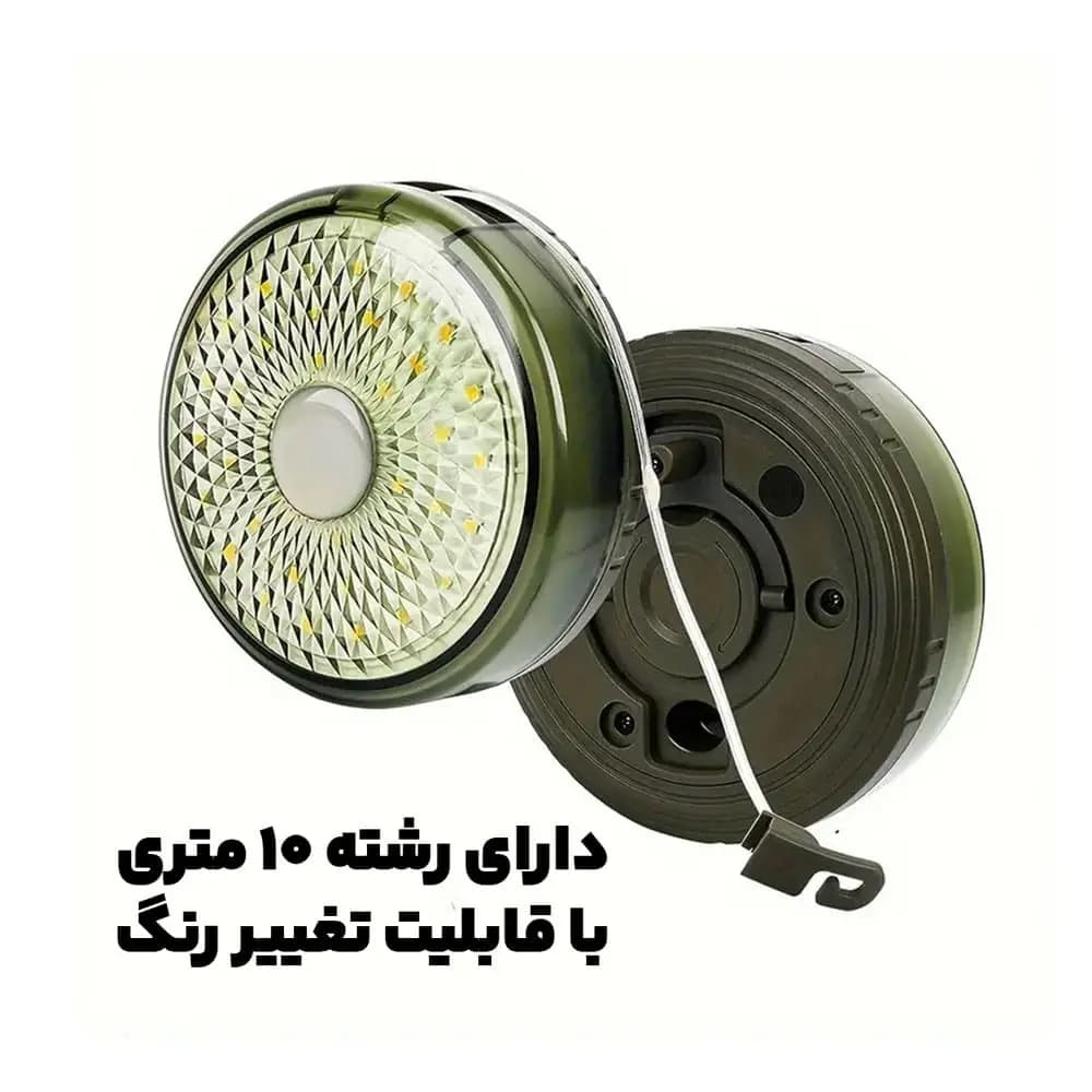 چراغ و ریسه شارژی کمپینگ پاور بانک دار — تصویر ۴