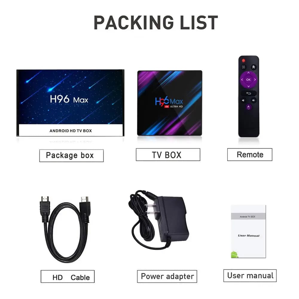 اندروید باکس H96 max مدل 4G/32G — تصویر ۷
