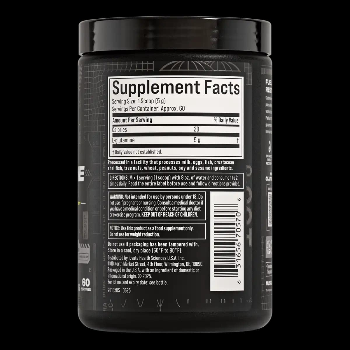 گلوتامین پلاتینیوم ماسل تک ۳۰۰ گرم اصل | MuscleTech Platinum 100% Glutamine — تصویر ۳