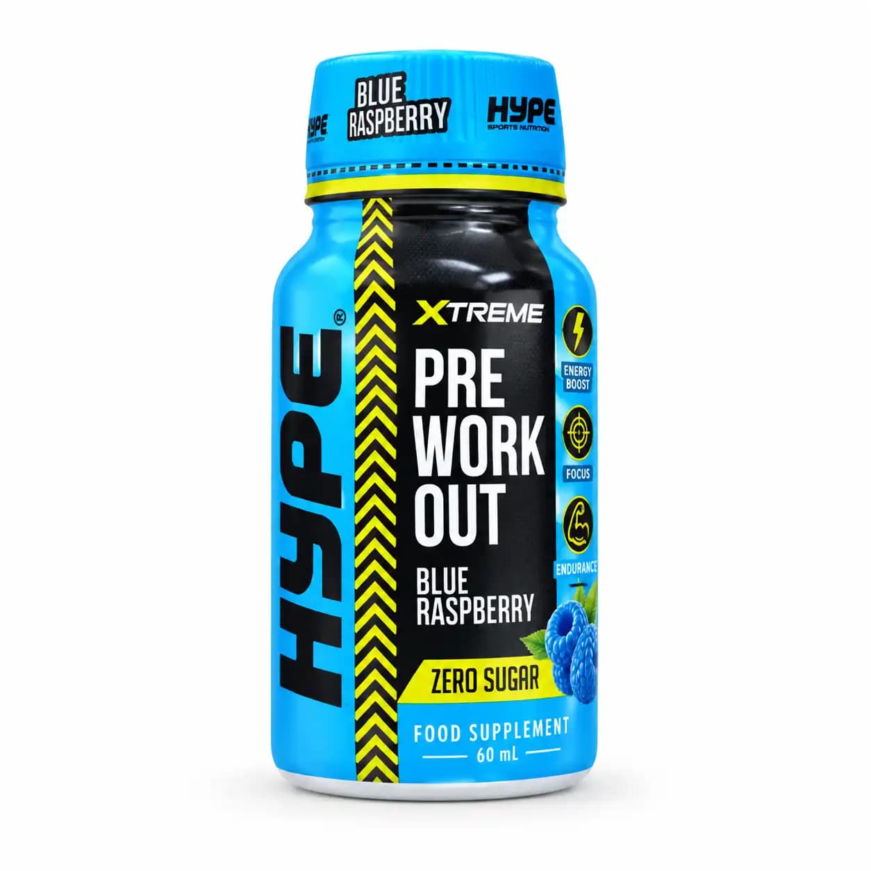 پری ورک اوت اکستریم هایپ ۶۰ میلی‌لیتر اصل | HYPE Xtreme Pre Workout