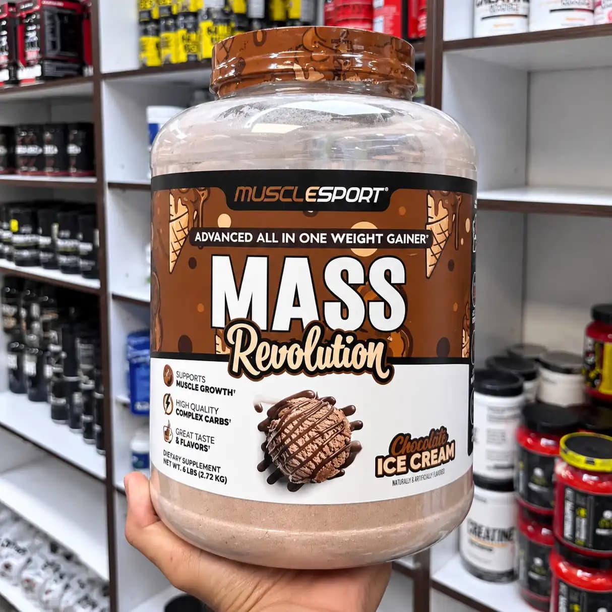مس گینر ماسل اسپرت Mass Revolution اصل ۲.۷۲ کیلوگرم — تصویر ۳