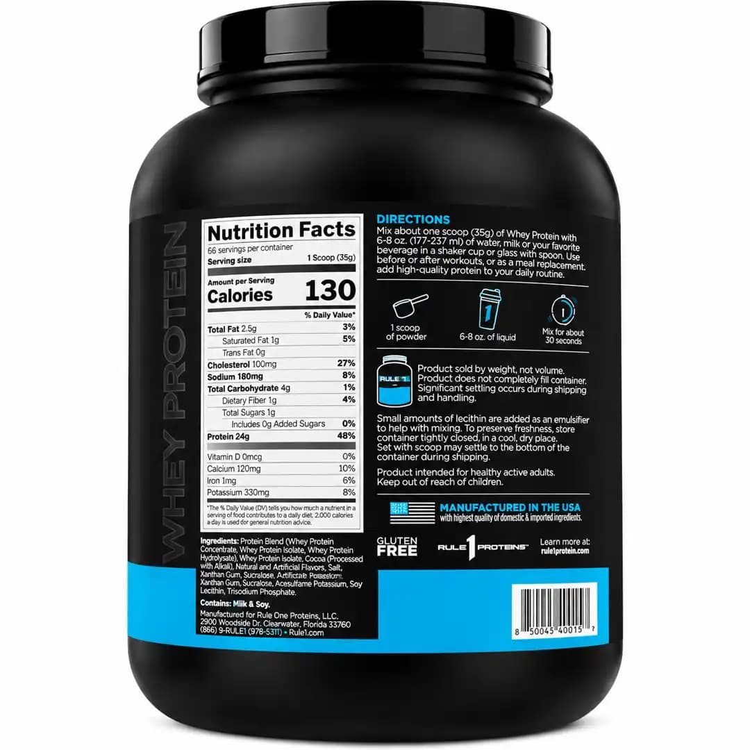 پروتئین وی رول وان Rule 1 اصل | خرید پروتئین Whey — تصویر ۳