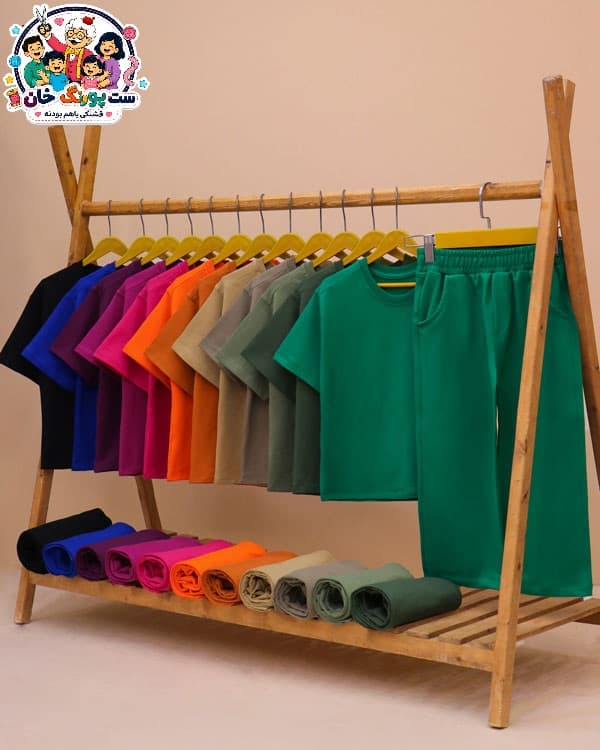 تیشرت شلوار دورس CFCS color wave