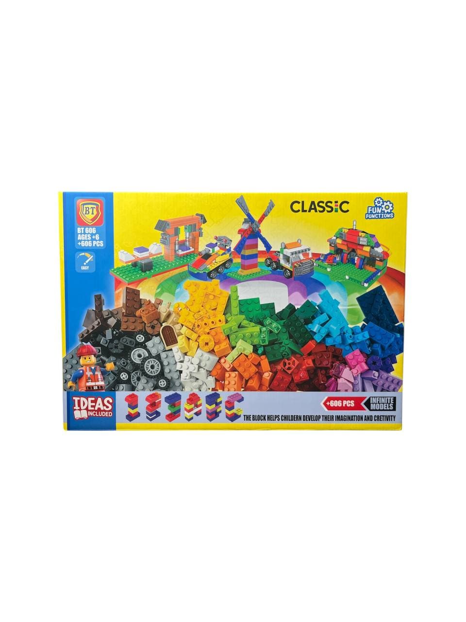 لگو شادی کلاسیک 606 تیکه مدل classic کد bt606