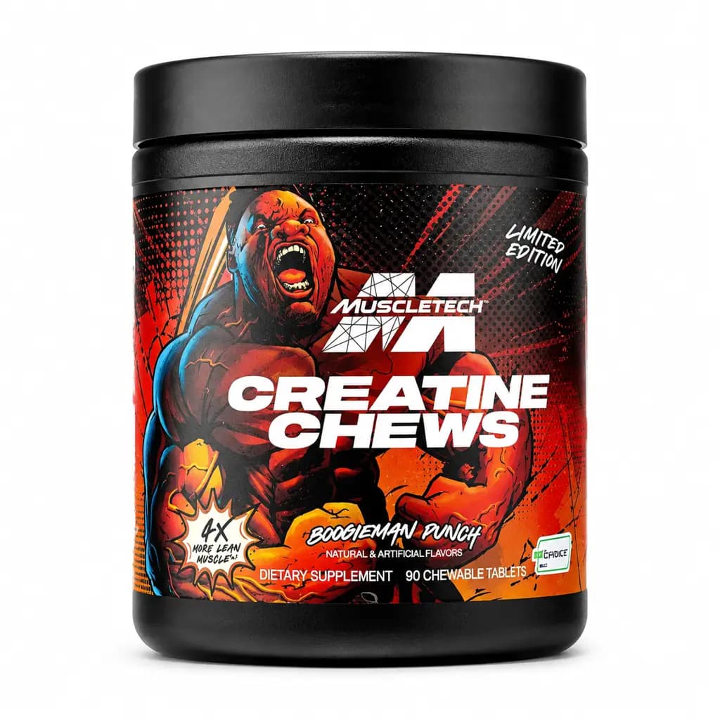 کراتین جویدنی ماسل تک ۹۰ عددی (MuscleTech Creatine Chews) – لیمیتد ادیشن