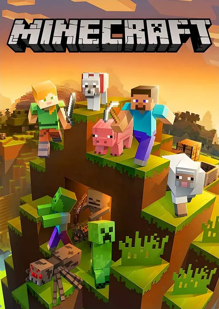 متال پوستر بازی Minecraft کد N402 — تصویر ۴