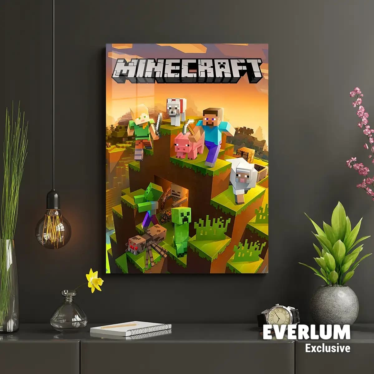 متال پوستر بازی Minecraft کد N402 — تصویر ۵