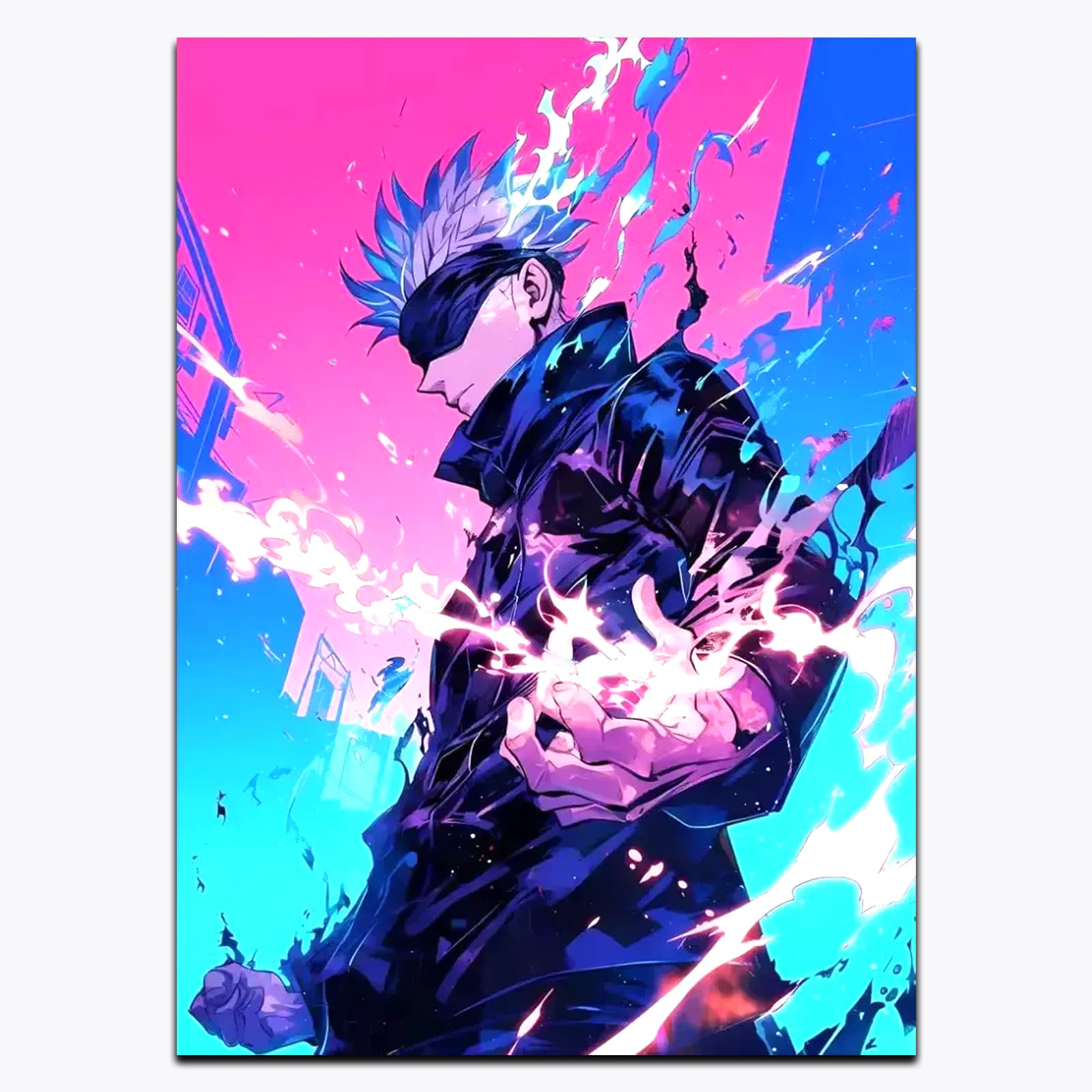 متال پوستر انیمه Jujutsu Kaisen طرح شخصیت — تصویر ۲